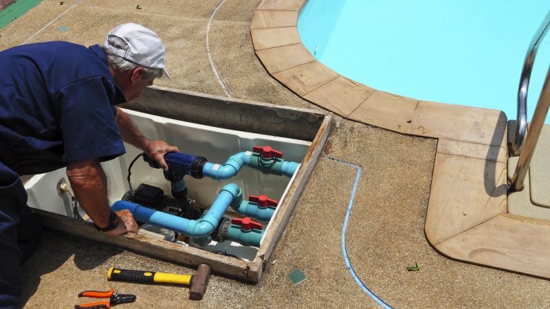 Private Pool Installation detail
